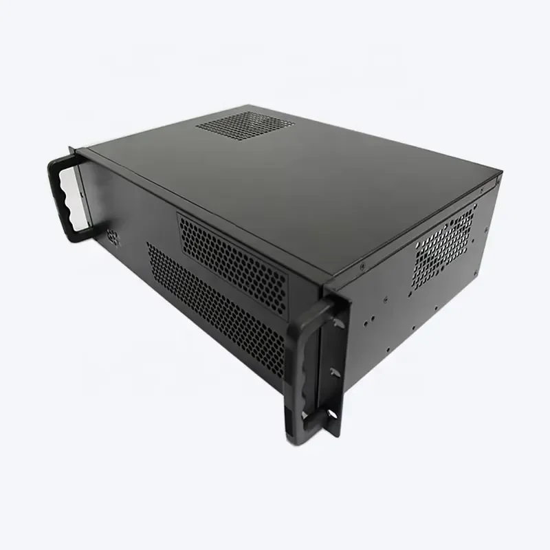 Novatech Global 19 Inch 3U ATX Rack Mount Server Chassis 300mm Depth Industrial Case with 5.25 Inch Optical Drive Bay for - view 2
