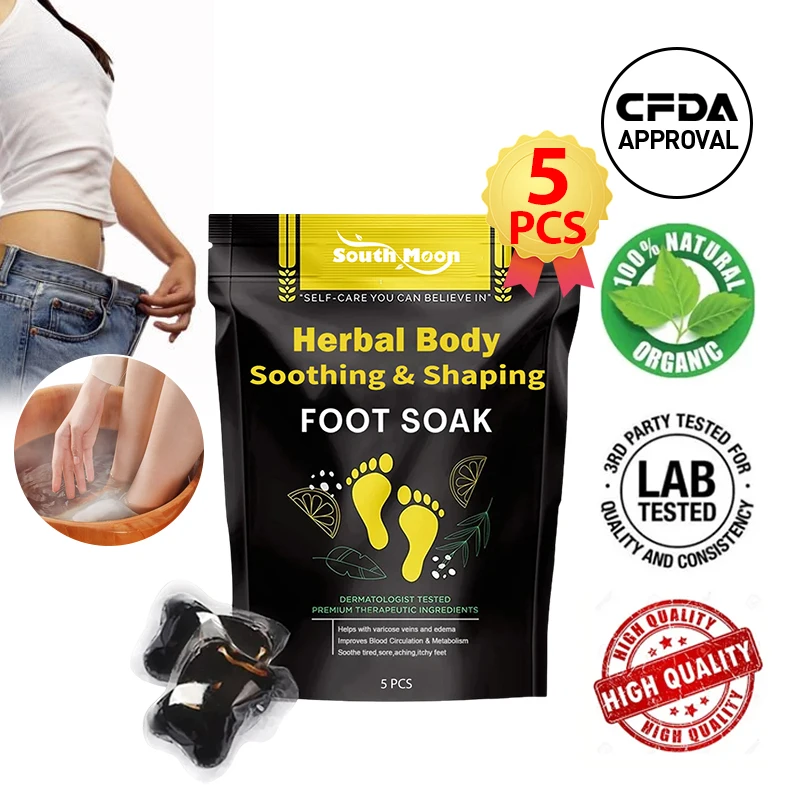 

Foot Bath Soak Bag Body Fat Burner Lose Weight Slimming Clean Detox Soothing Shaping Natural Plant Extract Feet Soaking Bag