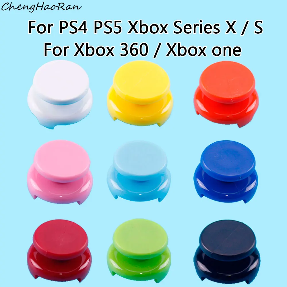 For PS4 PS5 Soft Analog Joystick Grips Increase Cap For Xbox One /360 Series X S Controller Sticks Extenders Increase Rocker Cap