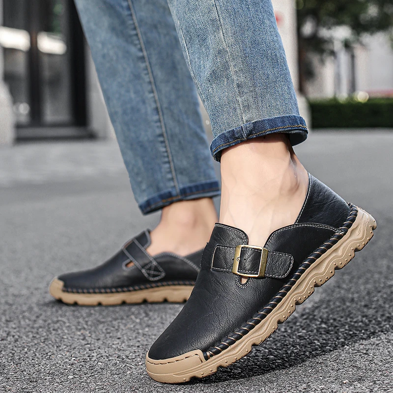 

New Casual Sports Mens Shoes Luxury Brand Fashionable Business Lace Up Commuting Leather Shoes High-quality Outdoor Oxford Shoes