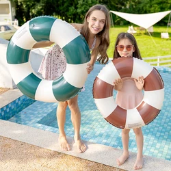 ROOXIN anillo de natación para niños y adultos, juguetes inflables de tubo, flotador circular de piscina, equipo de juego de agua