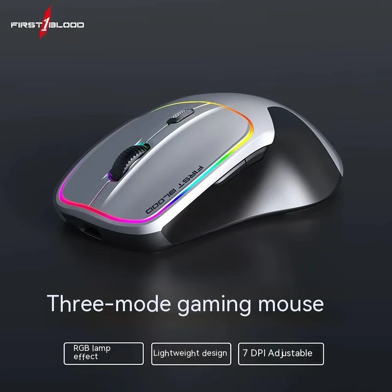 

F22 Professional Wireless Gaming Mouse Bluetooth Three-mode Lightweight E-sports Rgb Macro Mamba 3370 Chip 19000dpi Adjustment