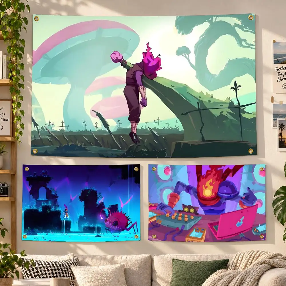 Game Dead Cells Roguelike Flags Personalized Banner Flag Room Dorm Camping Picnic Garage Bar Outdoor Wall Decor