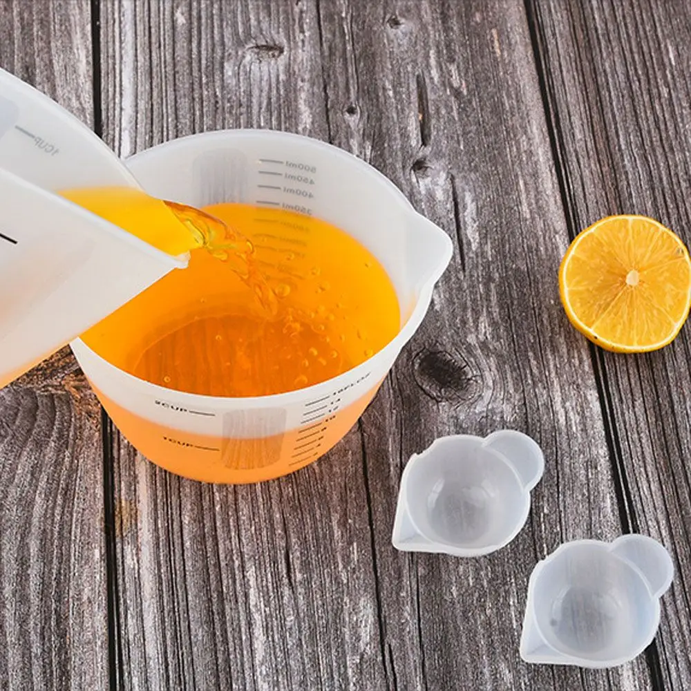 

Легко чистящиеся изделия из смолы, искусство для кухни из эпоксидной смолы, измерительные инструменты «сделай сам», мерный стаканчик, чашки для заливки, набор для выпечки