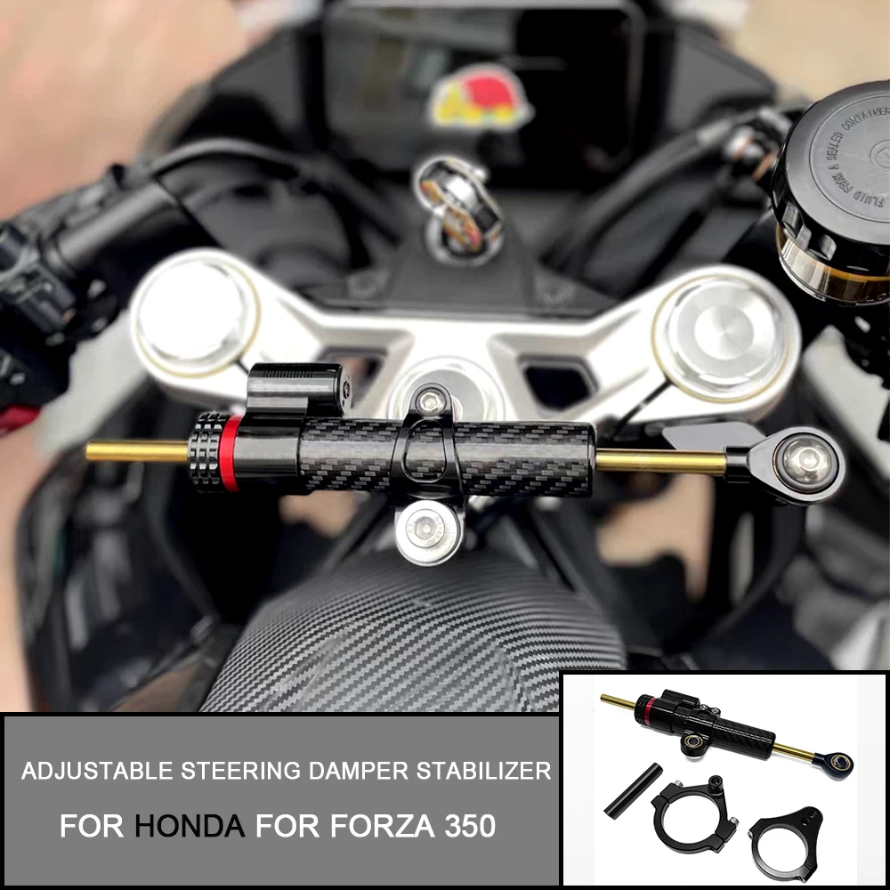 

For HONDA For Forza 350 NSS350 Motorcycle Directional Damper Shock Absorber Stabilizer Steering Dampers Bracket Semspeed