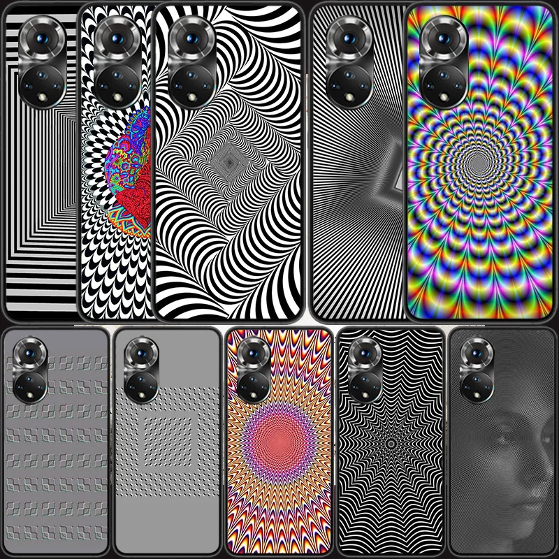 Visual illusion art picture Phone Case For Huawei P Smart 2021 Y5 Y6 Y7 Y9 Honor 50 20 Pro 10 10I 9 9X Y9S 8 8A 8X 8S 7S Cover