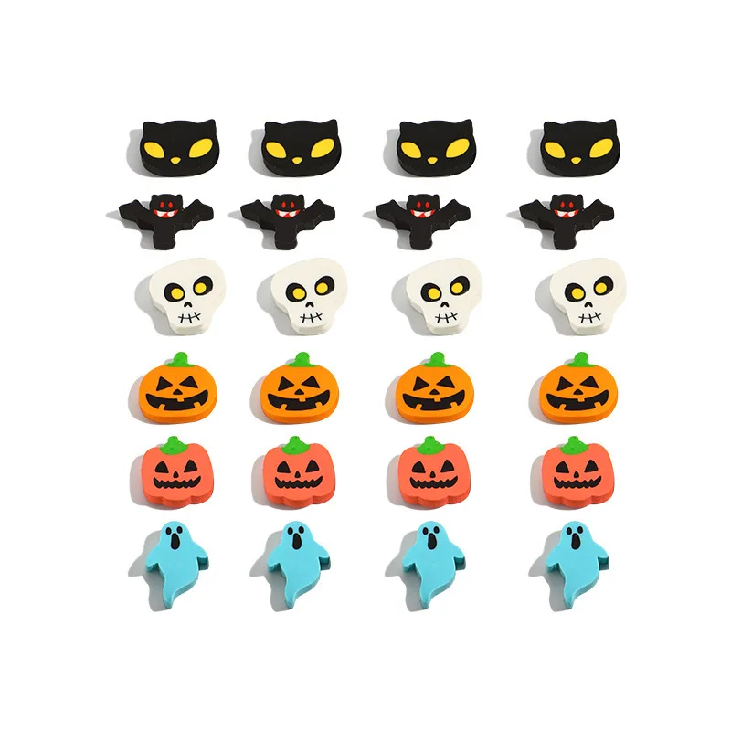 Halloween Kreativer Niedlicher Cartoon-Radiergummi - Fledermaus, Kürbis, Geist, Totenkopf Bleistift-Radiergummi Schulbedarf Klassenzimmerpreise für Kinder – Detail 5