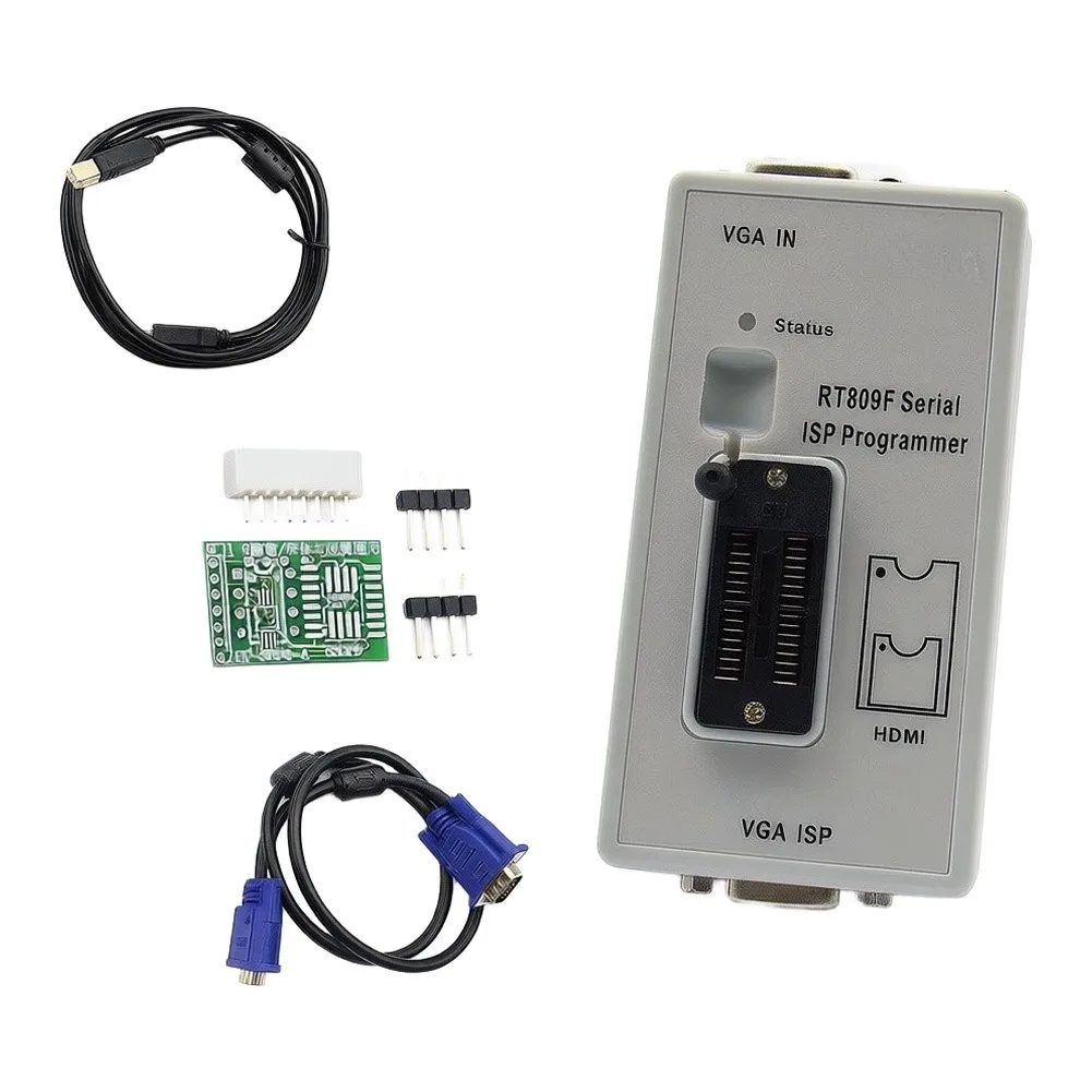 1set For RT809F Serial ISP Programmer For RT809F LCD-TV/Monitor Programmer For Repairing Driver Boards Flashing For BIOS