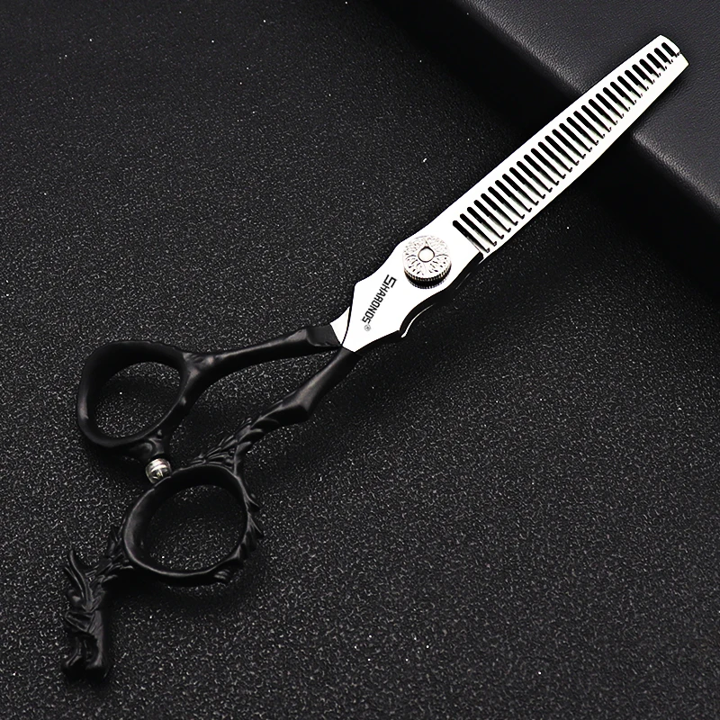 Genuine New Hairdressing Scissors Professional 6 Inch Barbershop Scissors Hair Stylist Special Scissors Flat Teeth Scissors