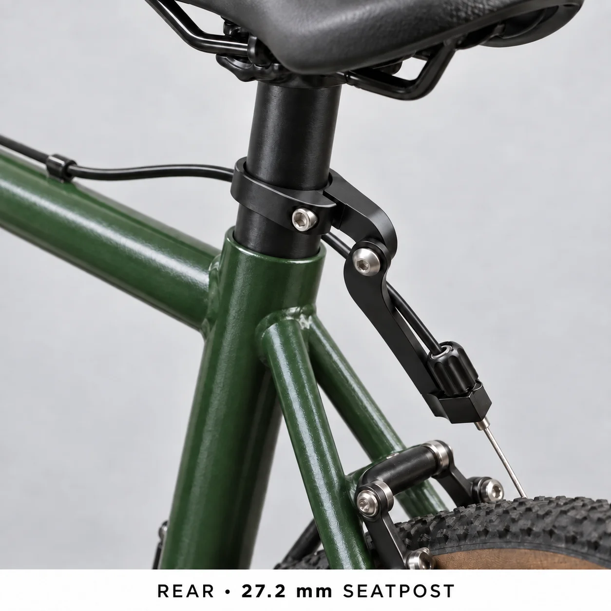 Fahrrad-Bremskabelhalterung vorne 28,6 mm hinten 27,2 mm, Aluminium-Aufhängung für Bremskabel, geeignet für Rennräder und Mountainbikes. – Detail 4