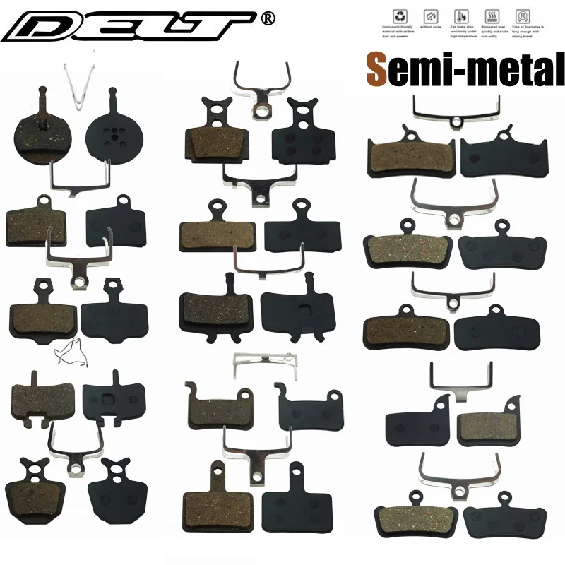 

DELT 2 Pair MTB Bike Hydraulic Brake Pads For SRAM AVID SHIMANO FORMULA MAGURA HAYES Hope Parts