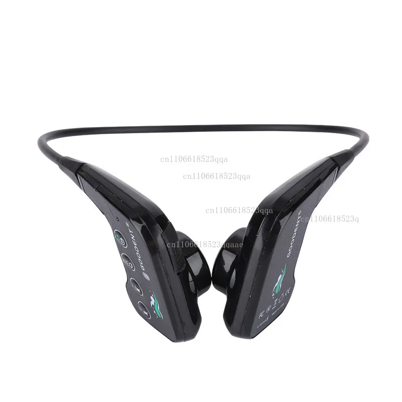 Bone conduction bluetooth headset swimming head-mounted waterproof non-in-ear dedicated wireless