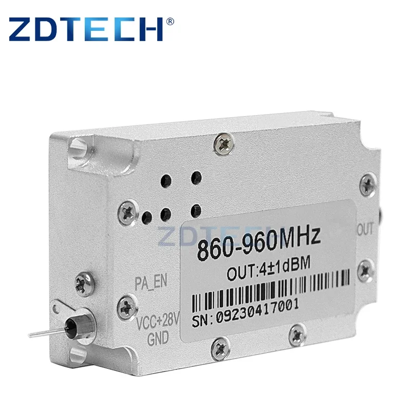 Generador de señal de función DDS de 100MHz con control RS485 para módulo amplificador de potencia RF de 860-960MHz