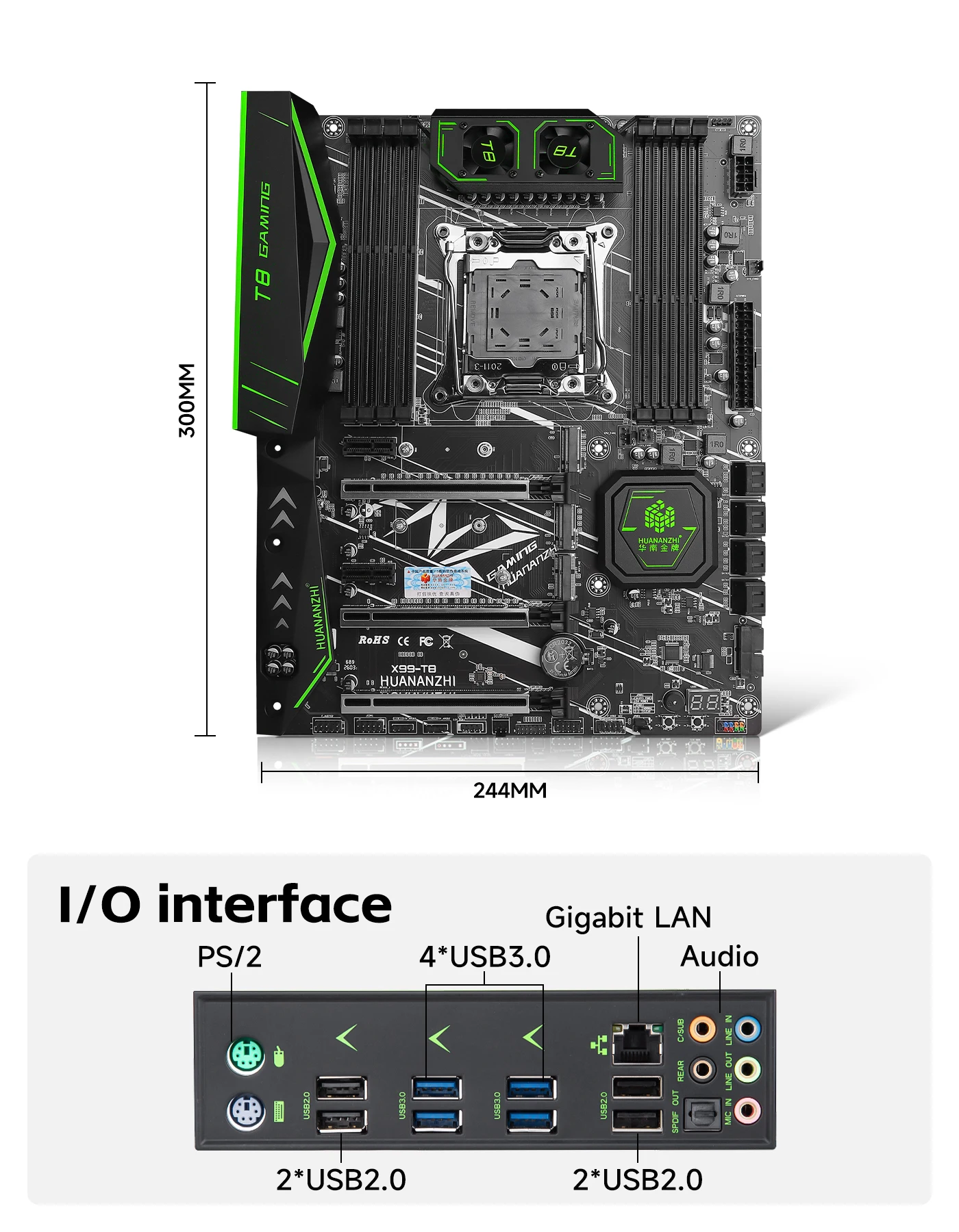 HUANANZHI X99-T8 LGA 2011-3 Mo - огляд і ціна Pc Gaming Omen
