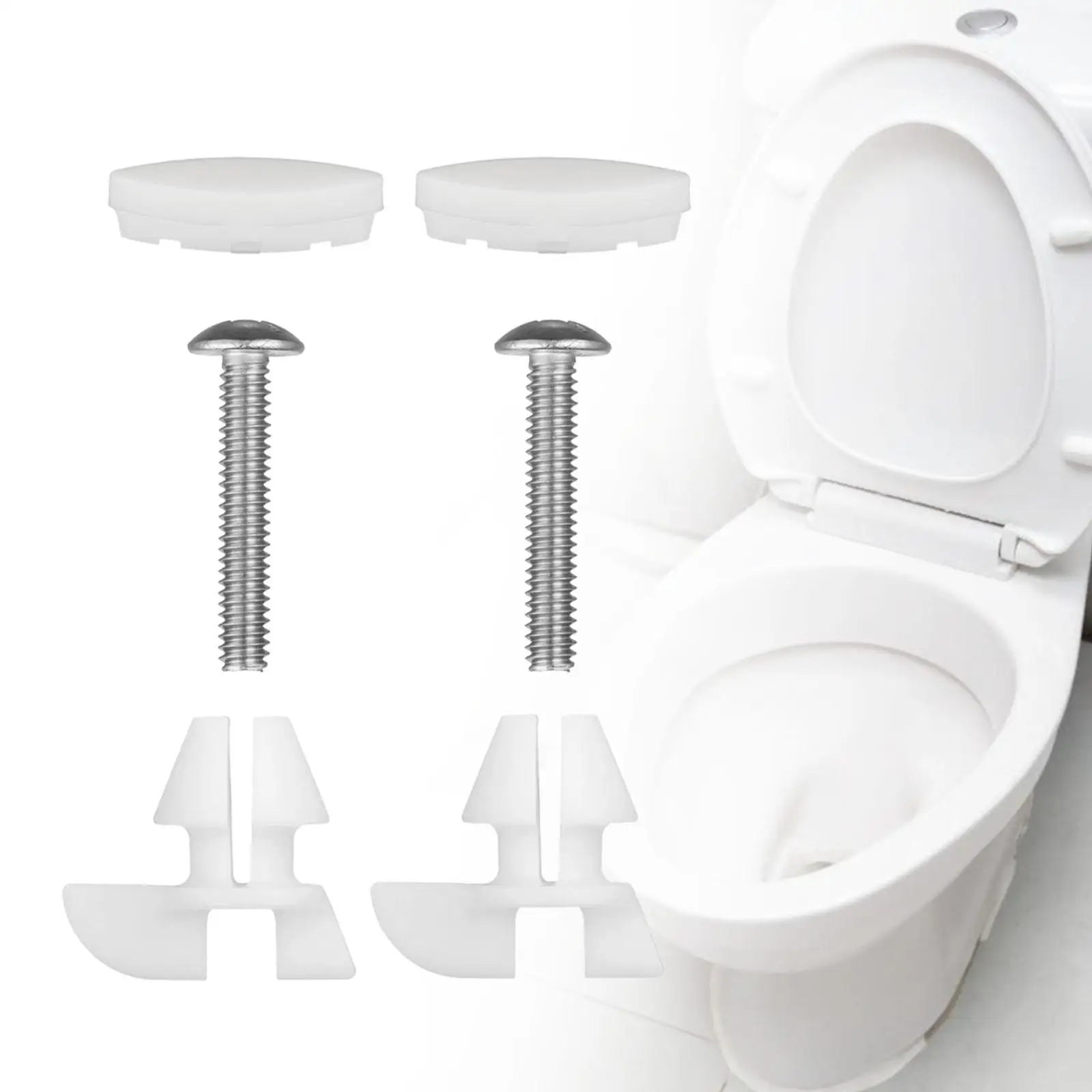 

Комплект для ремонта сиденья унитаза: бамперы и крепеж, простая установка, запасные части для 1236365