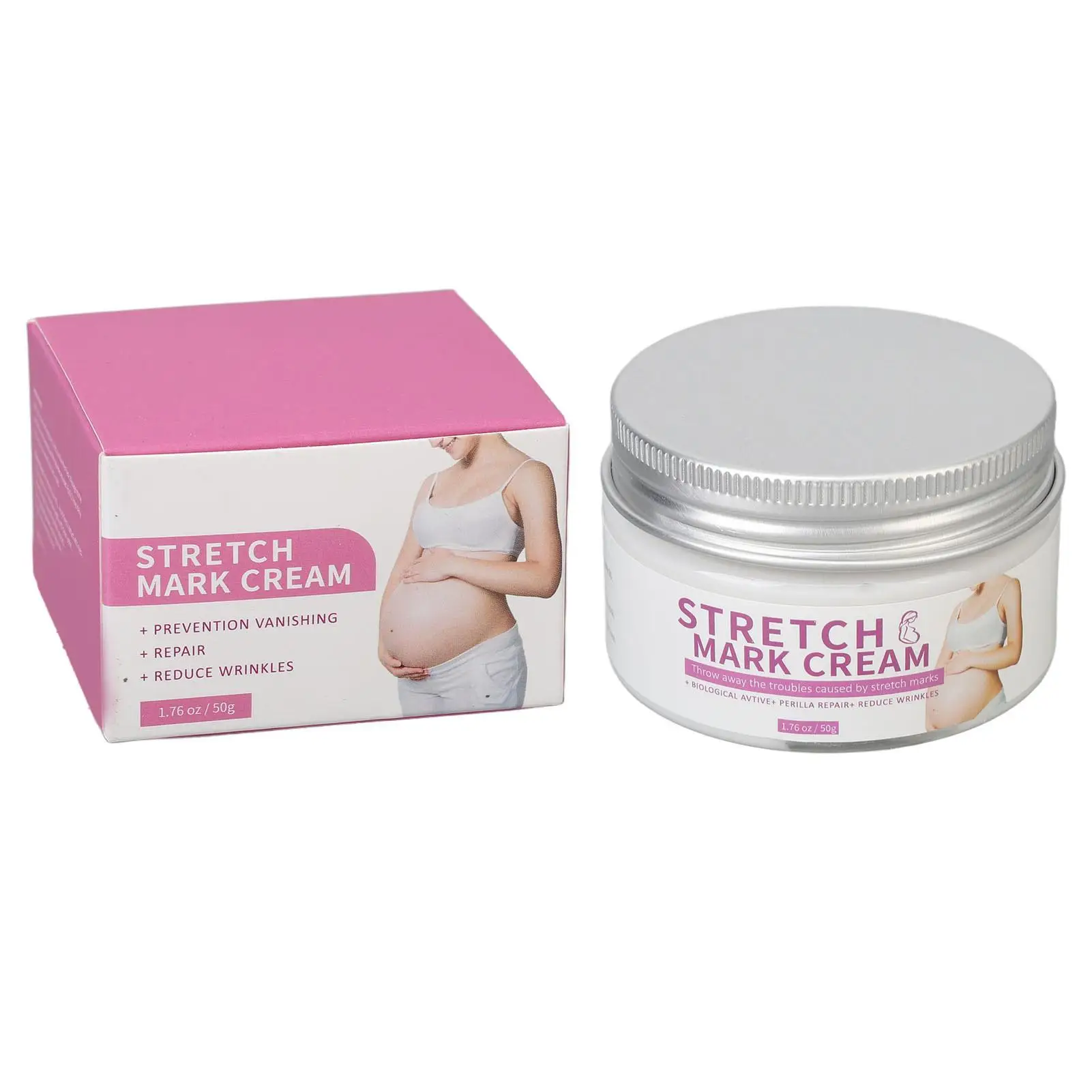 

Stretch Mark Removal Cream for pregnant Women 50ml Scar Repair and Itch Relief Portable for abdomen Treatment