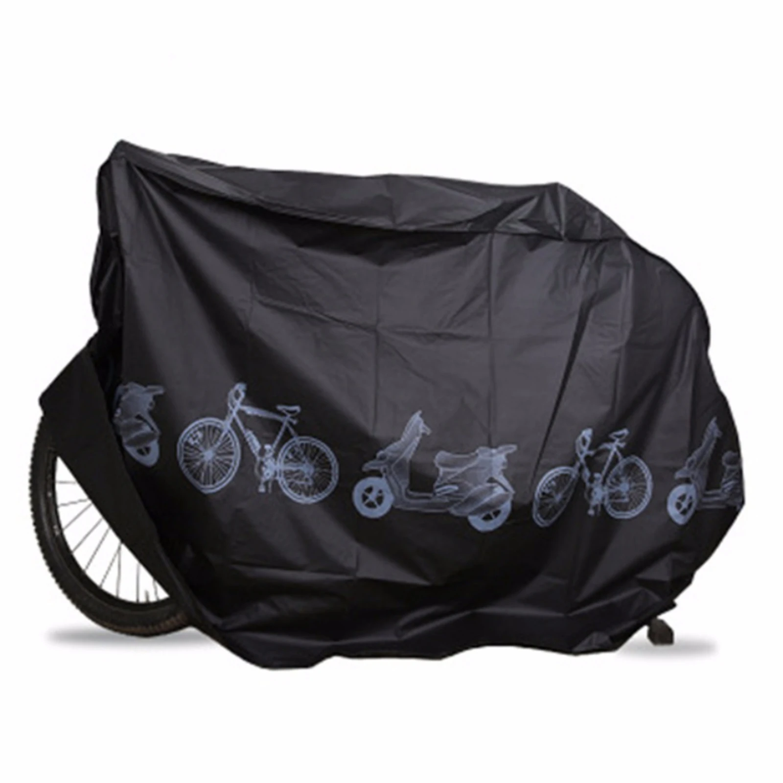 Waterproof Bike Covers Polyester Protects Against Sun Rain Dust Grey Black 180g 200x100CM Electric Vehicles Bikes Parts