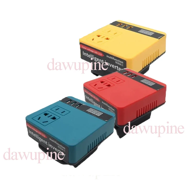 Power Tool Accessories 220V Intelligent Lithium Battery Inverter For Makita For Milwaukee For M18 For DeWalt USB Power Bank