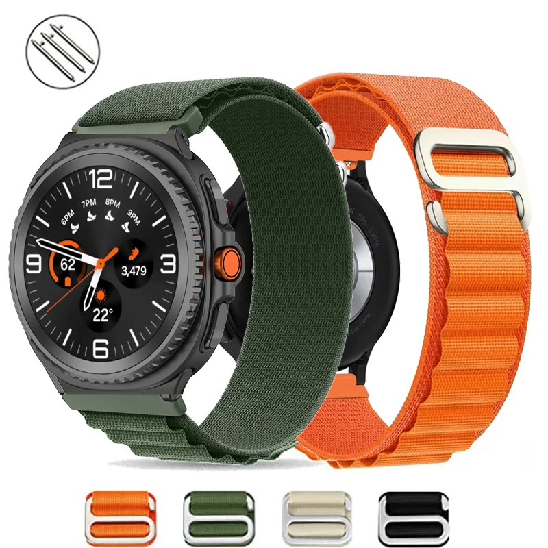 Alpine Loop Band for Samsung Galaxy Watch 9 8 44mm 40mm Classic Replacment Bracelet Strap for Galaxy Watch 8 Classic Accessories