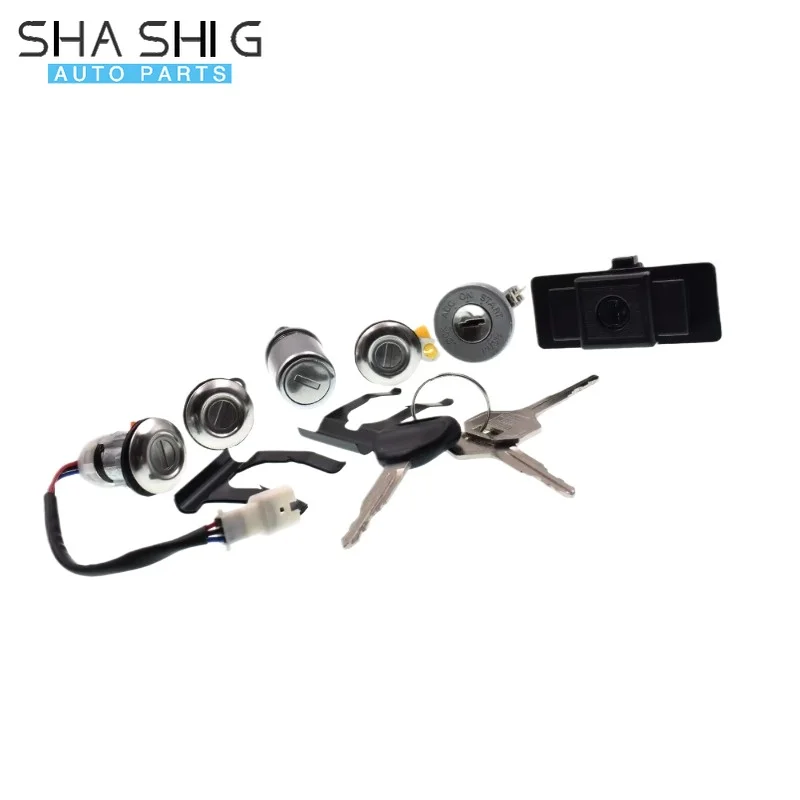اسطوانة قفل السيارة ومجموعة المفاتيح ، ميتسوبيشي مونتيرو باجيرو 2 MK2 V31 V32 V33 V36 V43 V44 V46-way ، MR259744