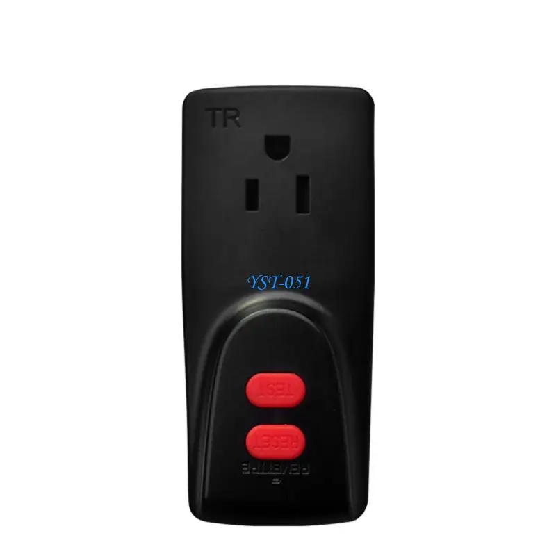 

E15A Leakage Protections Plug Socket with Safety Switches Leakage Detection Socket 15A Safety RCD Adaptors for Pool Pump