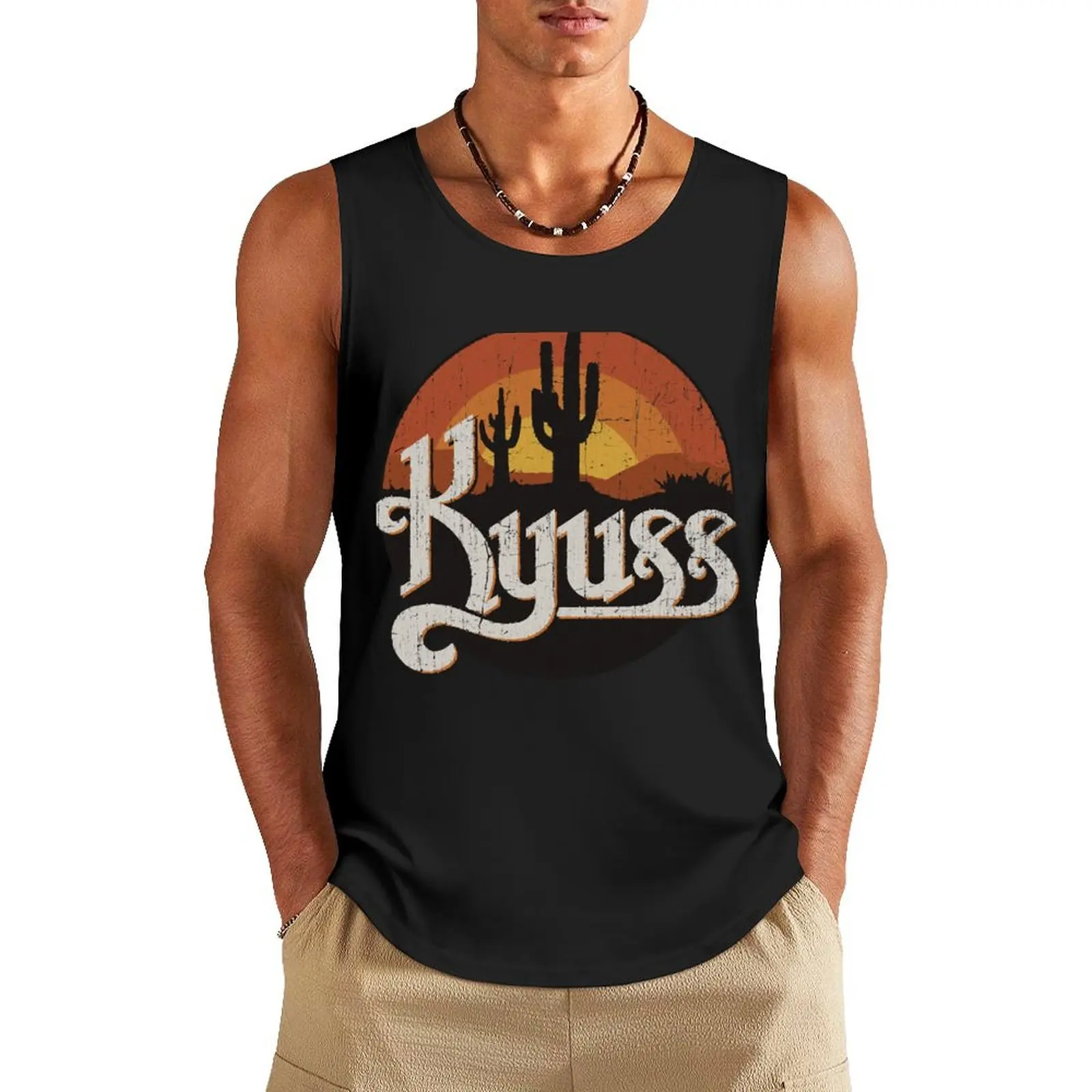 

Kyuss Sunset 1987 Classic Tank Top anime top t-shirt for men
