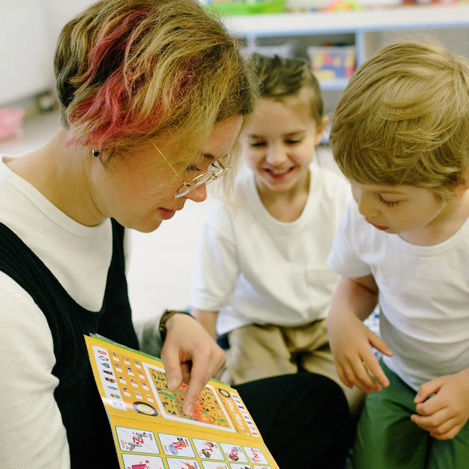 Interactive French English Bilingual Audio Learning Book for Toddlers 1-3 Years Stimulates Speech Reading Memory Skills Sensory