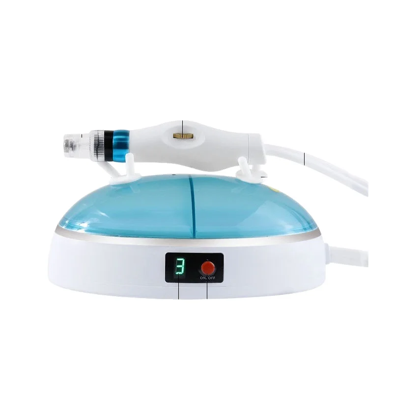 جهاز تجميل جديد ABS الأكسجين الكهربائي المياه فقاعة صغيرة الوجه الوجه المسام التطهير رئيس ABS فراغ كهربائي سطح المكتب