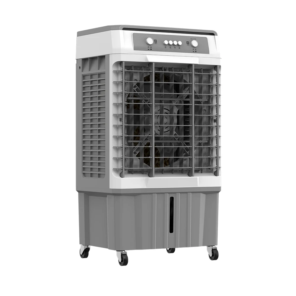 2026 Moveable Indoor Outdoor Air Cooler Industrial Strength Large Water Tank Cooling Fan Air Coolerpromote Sales
