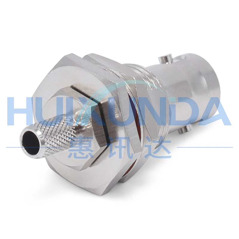 BNC-C-KY-3 BNC master nut wall crimp 50-3/LMR200 wire 17 hexagonal connector KY5