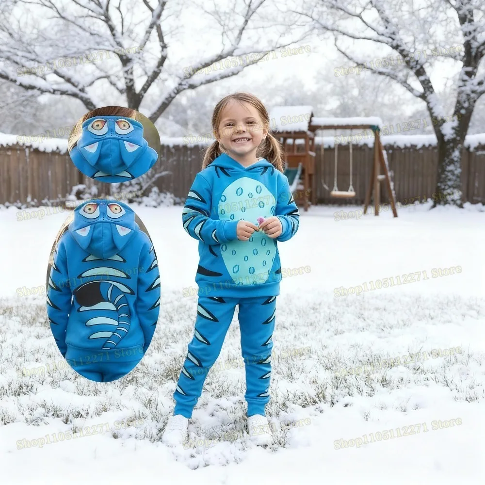 

Derpy Tiger Two Piece Hoodie Kpop Demon Hunters 3d Print Set Girls Fashion Hoodie+Pant 2Piece Set Men's Sport Tracksuit Suit