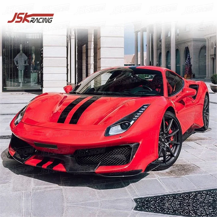 PISTA STYLE HALF CARBON FIBER BODY KITS for 2015-2018 FERRARI 488 GTB SPIDER
