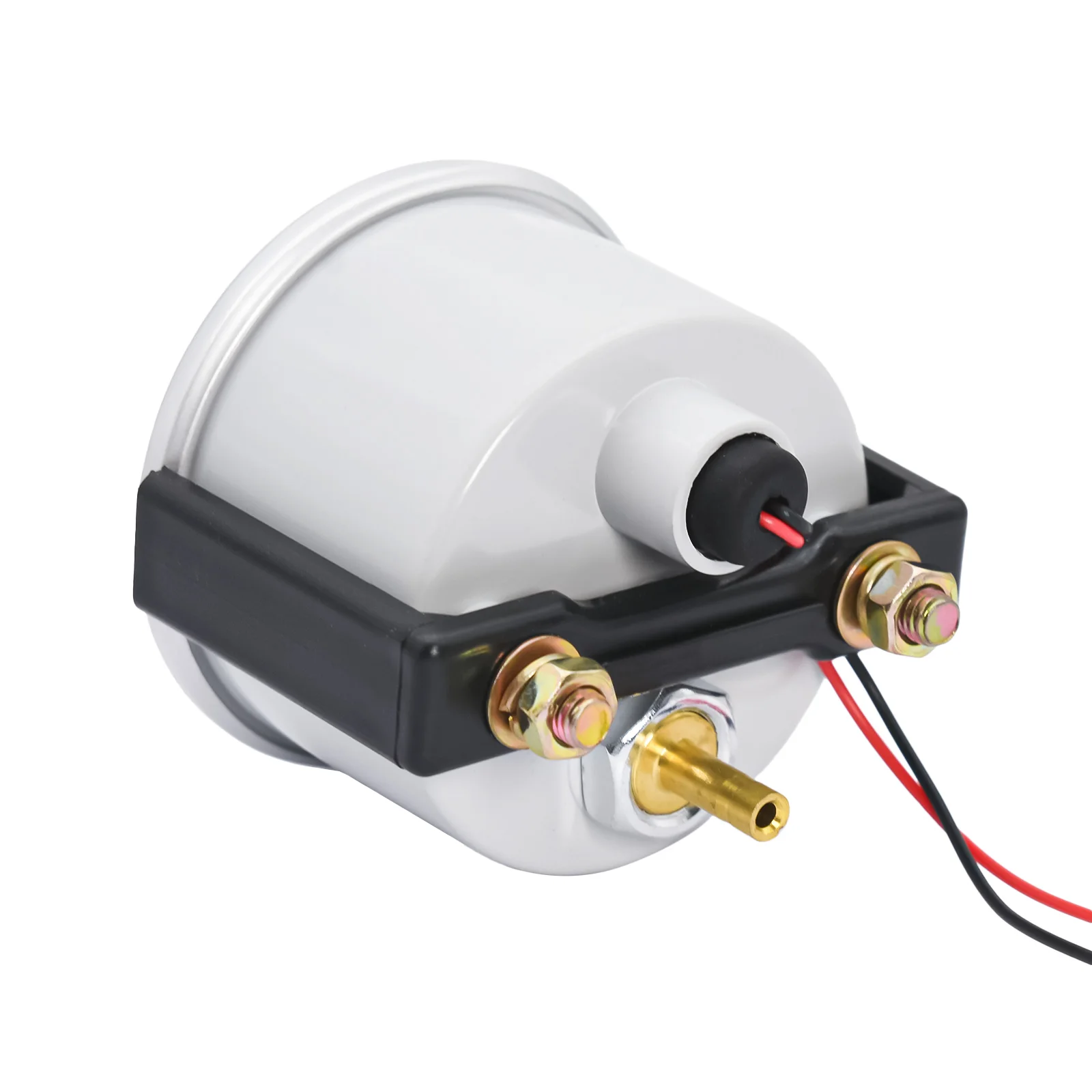 Calibro turbo boost personalizzato per auto da 2 "52 mm con sensore -30~30PSI Turbometro Luce LED bianca per auto da corsa a benzina 12V