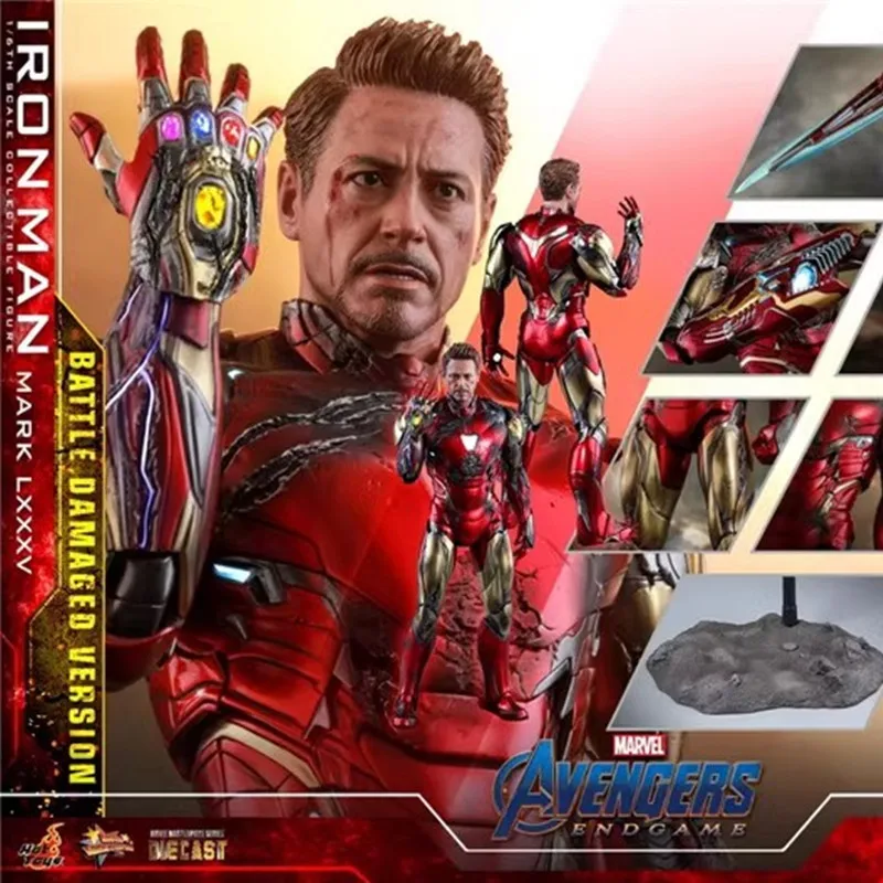 

Iron Man Mk85 Marvel Original The Avengers 4 Hot Toys Battle Damaged Edition In Stock Joints Movable Favorite Model Ornaments