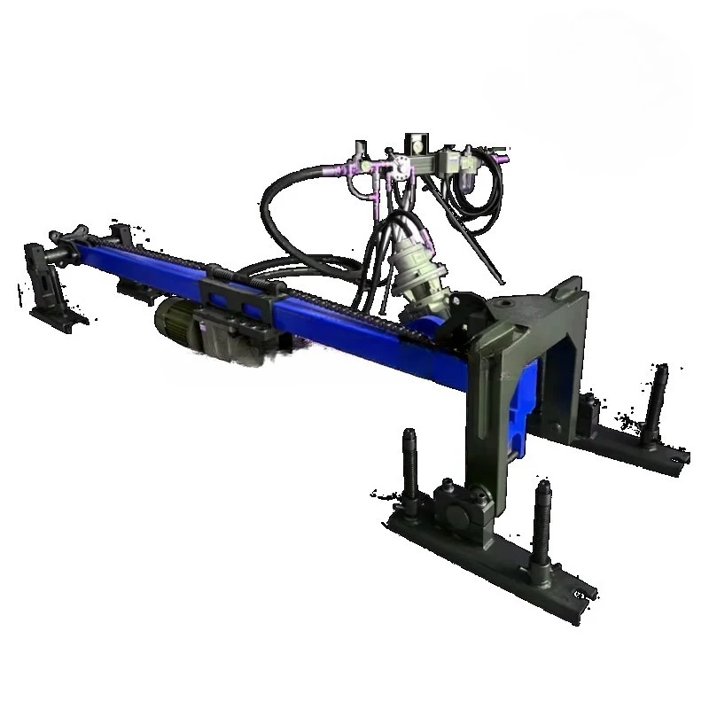DTH Drilling Machine for Inclined Holes Adjustable Mast for Both Vertical and Angle Drilling Capabilities Customized Cheap Price