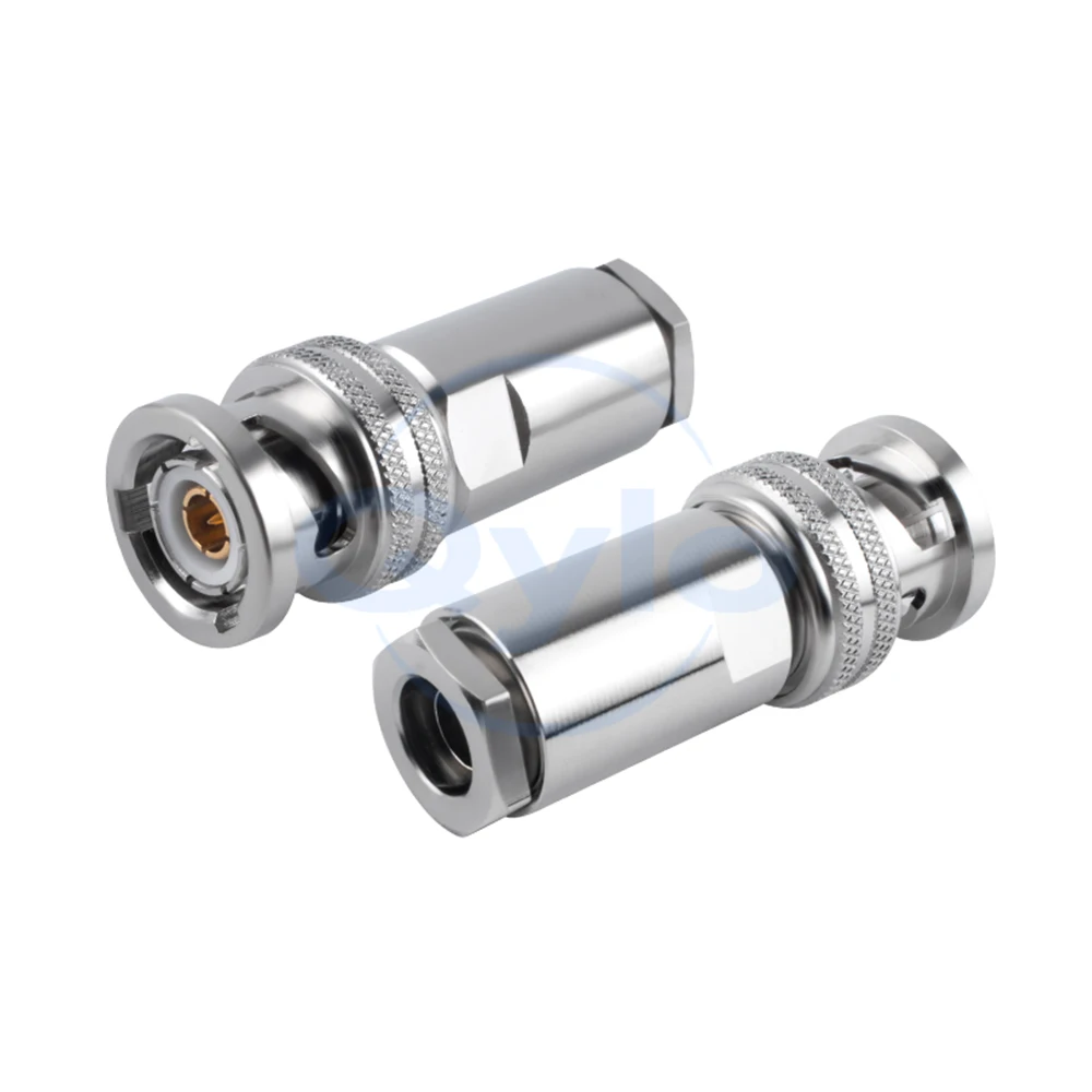 Triple coaxial BNC male/female TRB-J lock-hole connectors, plug-in type, compatible with TRC 50-2 cable (1 pcs)