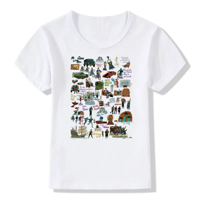 

Print T-shirt for Boys&girls The Goonies Never Say Die Fashion T-shirts Children Astoria T Shirt Kids Tops Tee Baby Clothes