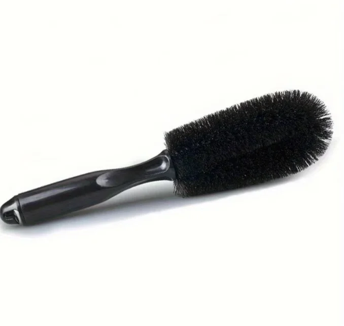 Professional Car Wheel Cleaning Brush Auto Tire Detailing Care Wet/Dry Rim Clean Brush Accessory for Vehicle Wheel Maintenance