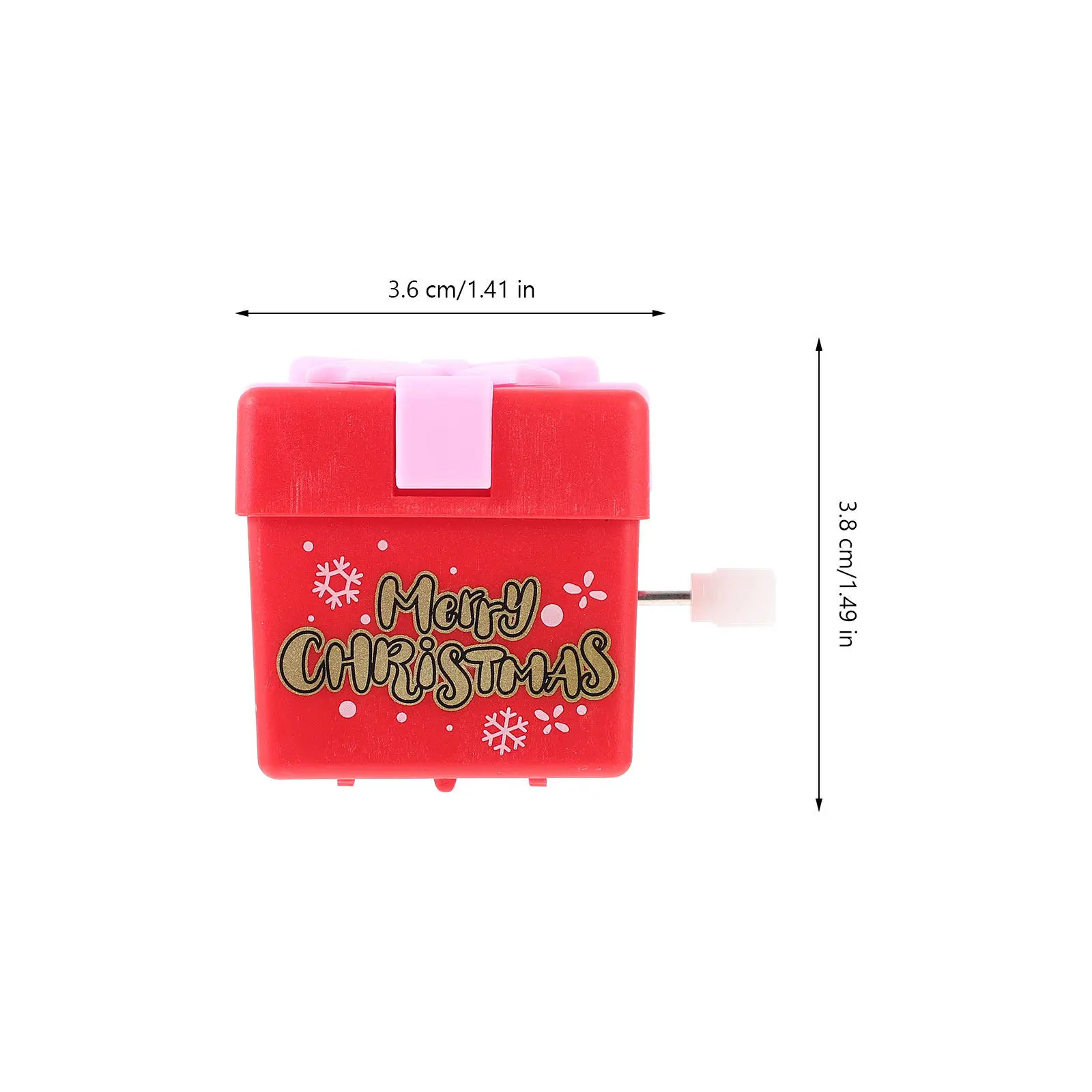 3Pcs Xmas Elements Wind Up Creative Clockwork Funny Desktop Party Prank Decorative Xmas Gift Supplies Wind Up