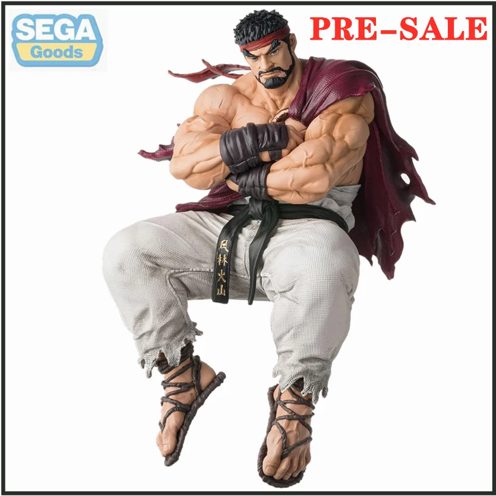 Original SEGA Anime Figure Street Fighter 6 PM Perching Figure Ryu Action Figurine Collector Toys Model Doll