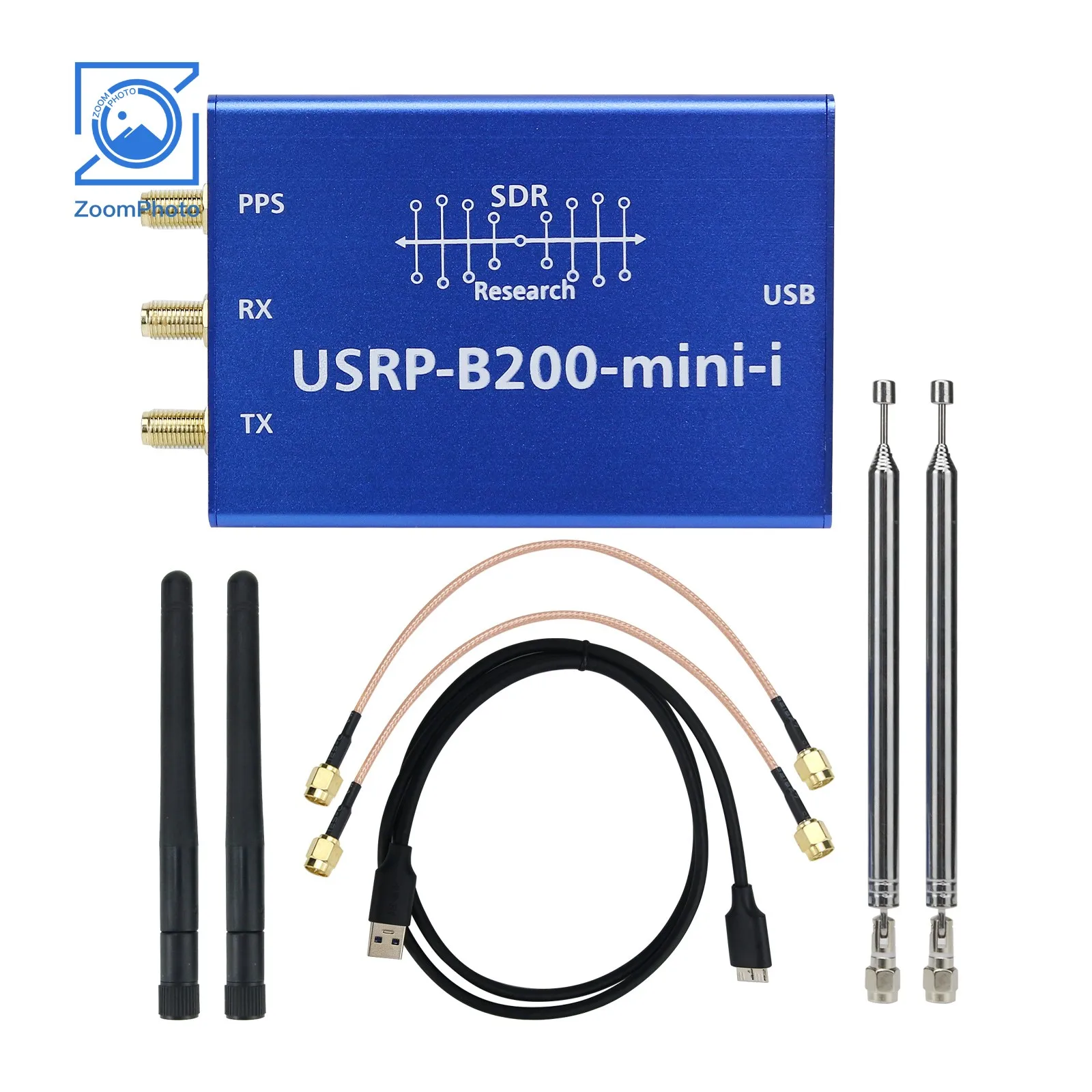 USRP B200mini-i Kit SDR Software Defined Radio 70MHz-6GHz Supports Full Duplex Communication for Radios