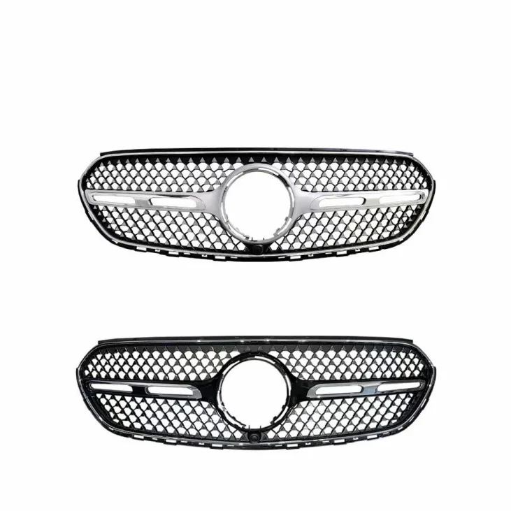 Car Front Bumper Grille Centre Panel Styling Upper Gril For Mercedes Benz X254 W254 GLC-Class GLC200 GLC260 GLC300 2023 2024