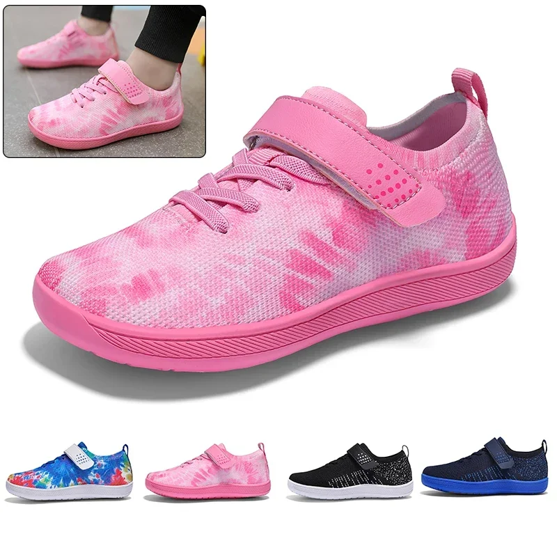 

Kids Wide Toe Barefoot Shoes Little/Big/Kid Minimalist Sneakers Boys and Girls Lightweight Sport Shoes 2025 New Large Size