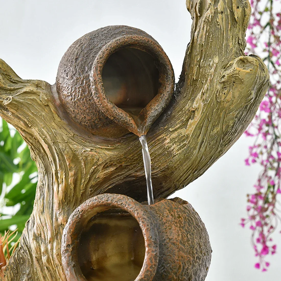 New Chinese style landscape flowing water ornaments living room office tea room porch feng shui lucky Zen home decoration 4