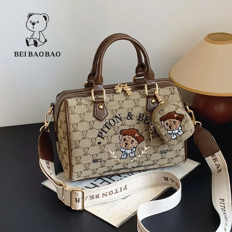 

Большая сумка-подушка в ретро-стиле, цветная, в корейском стиле, на одно плечо, через плечо, повседневная, модная, вместительная женская сумка