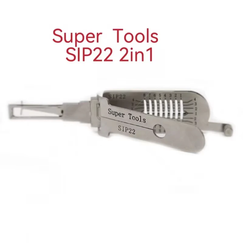 LISHI SIP22 Auto Tools 2-in-1 Locksmith Reader Decoder Multi-Function Repair Gauge Reading Lock Opening Tool