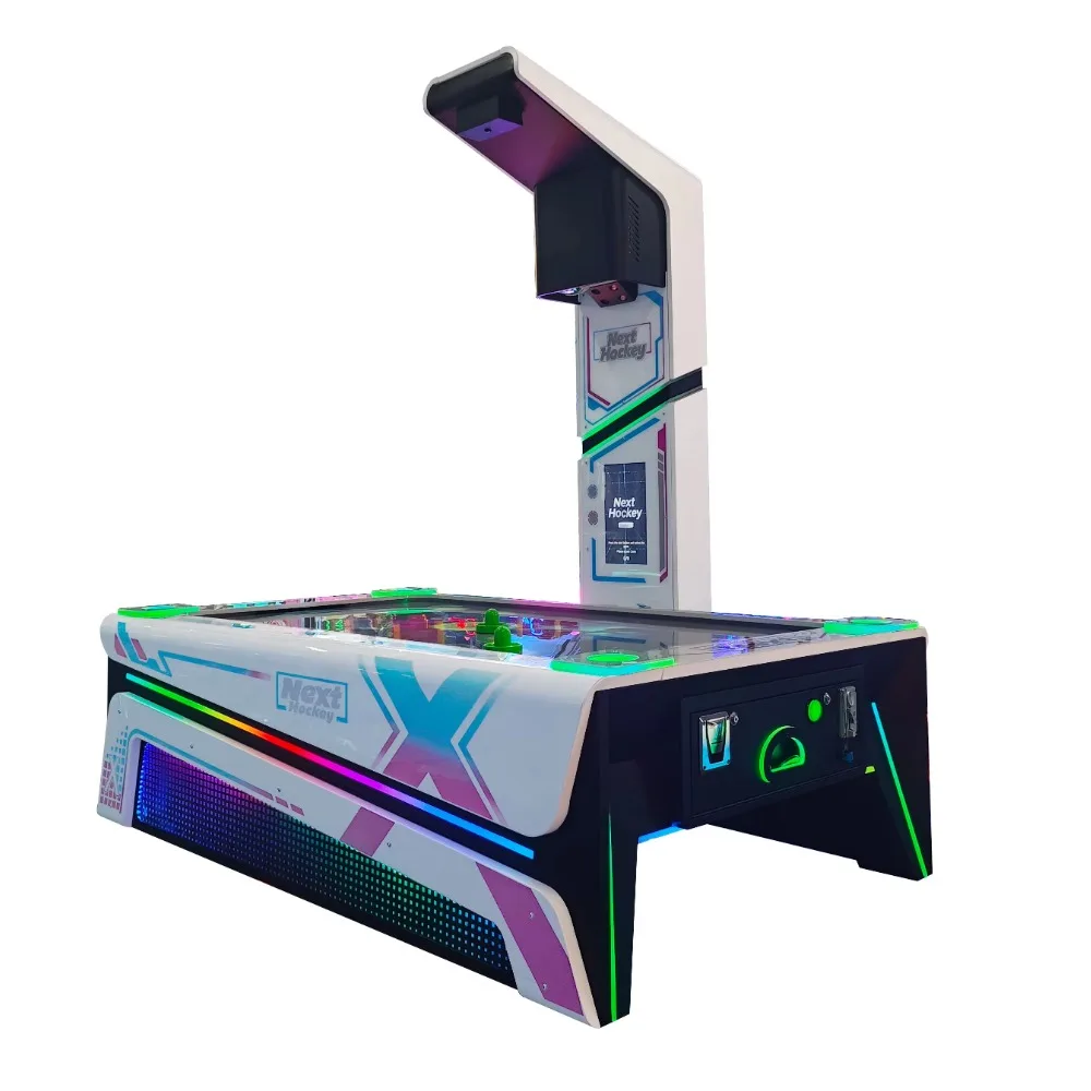 SOURE Interactive Air Hockey Table with LED Video Display Scoreboard Coin Op Sports Arcade Machine for Shopping Mall Game Zone view 6