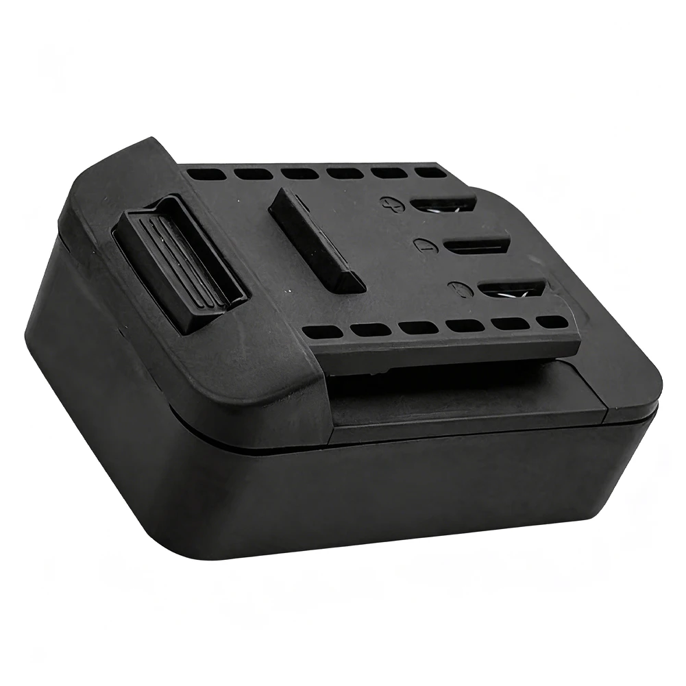 For Floor Fans Black as Picture Battery Adapter Battery Adapter Li-ion Adapter Easy Installation Positive Negative Connection