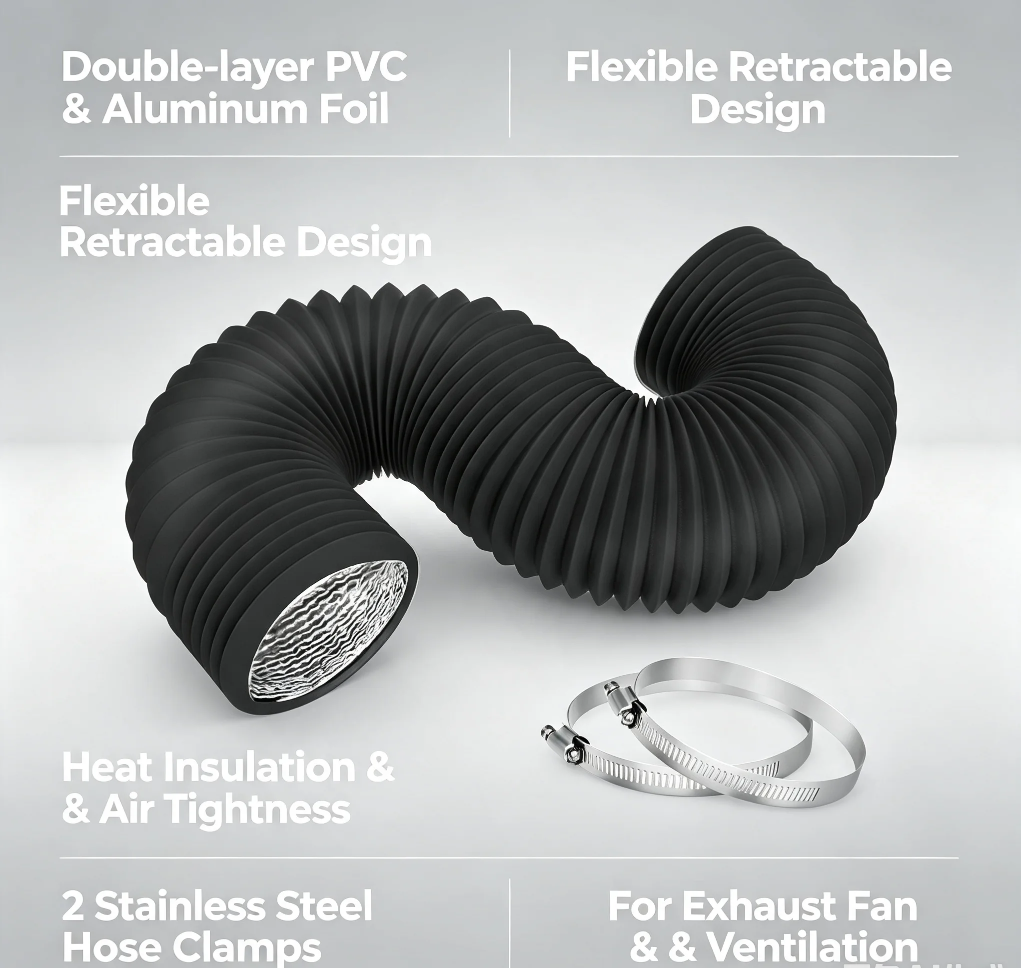HTMCK 4인치 건조기 통풍 호스(스테인리스 스틸 클 - Commercial Kitchen Ventilation 리뷰 및 가격