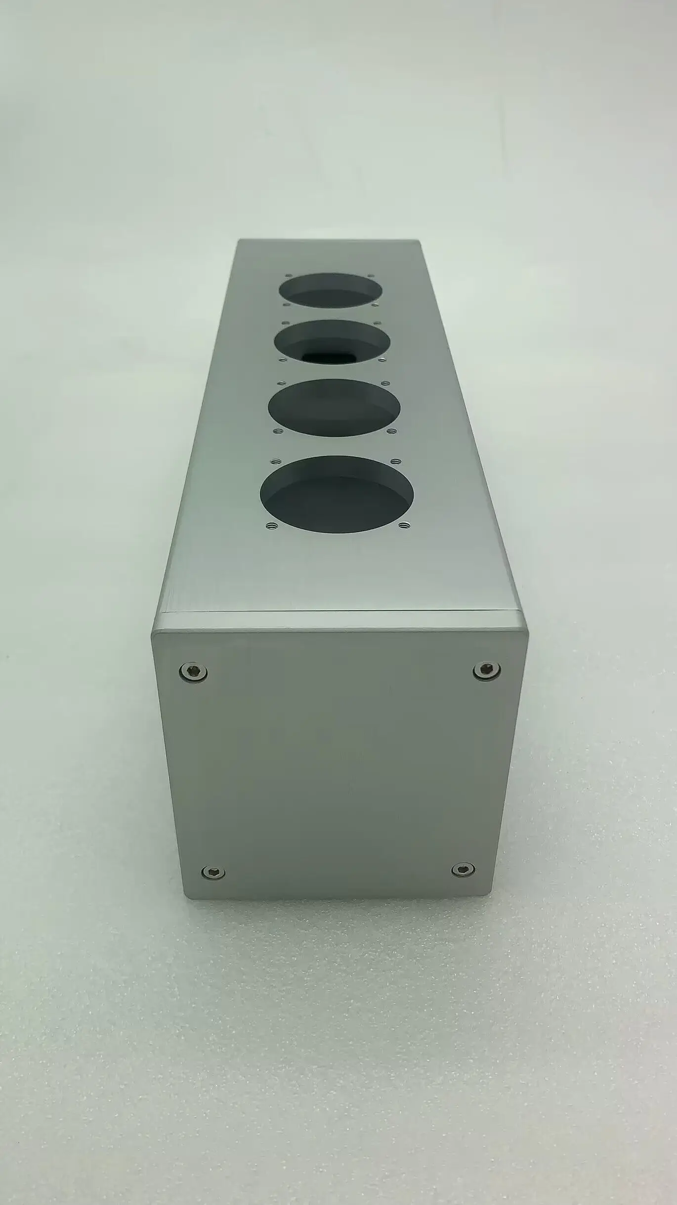 

95 All-Aluminum Amplifier Chassis Audiophile Audio American European Standard Power Filter Enclosure Socket Power Strip Panel